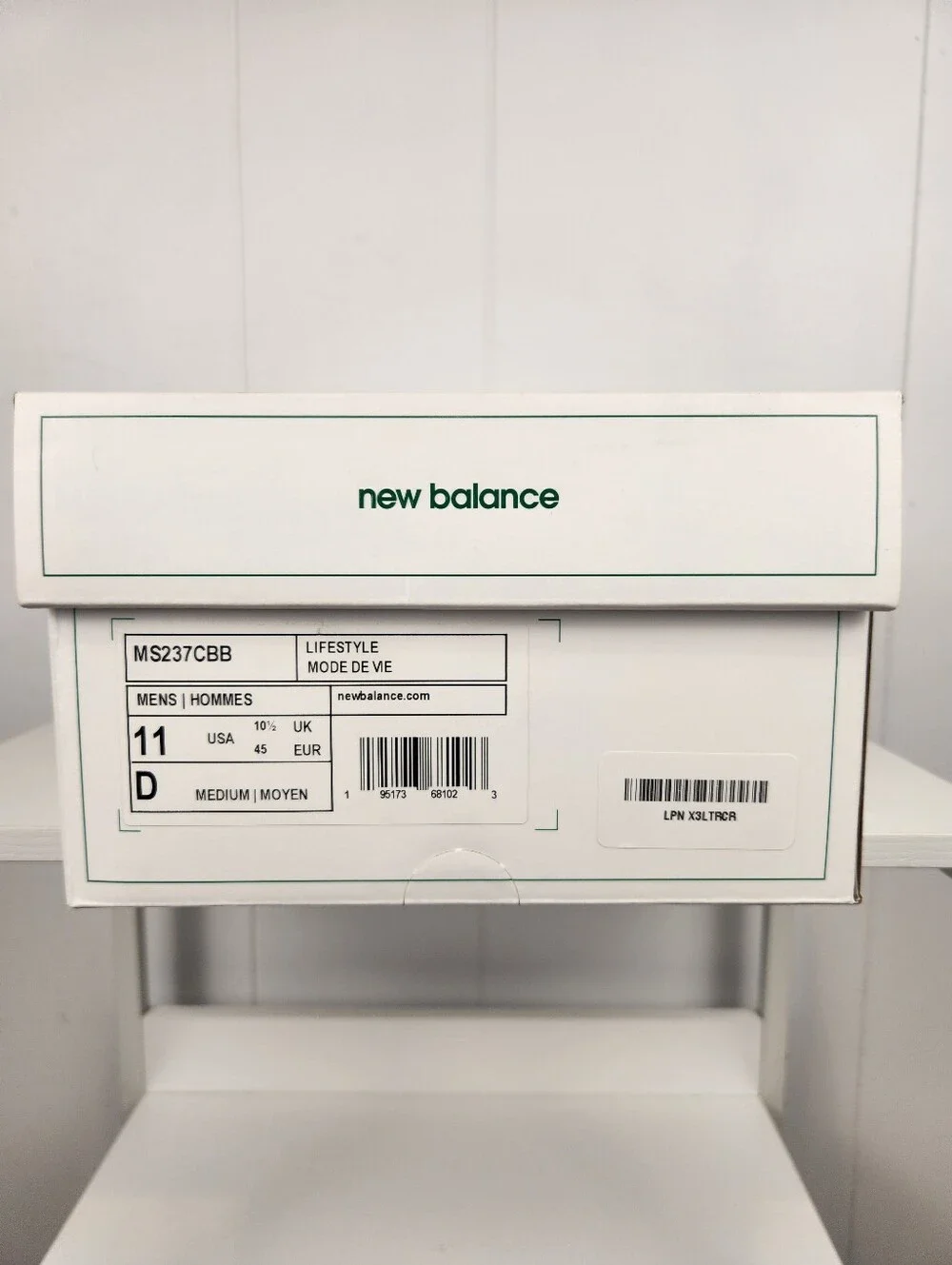 New Balance Casablanca 237 Sneaker Red Monogram White Green 2021 NEW In Box Shoe